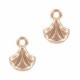 Cymbal ™ DQ metal ending Padanassa for Ginko beads - Rose gold